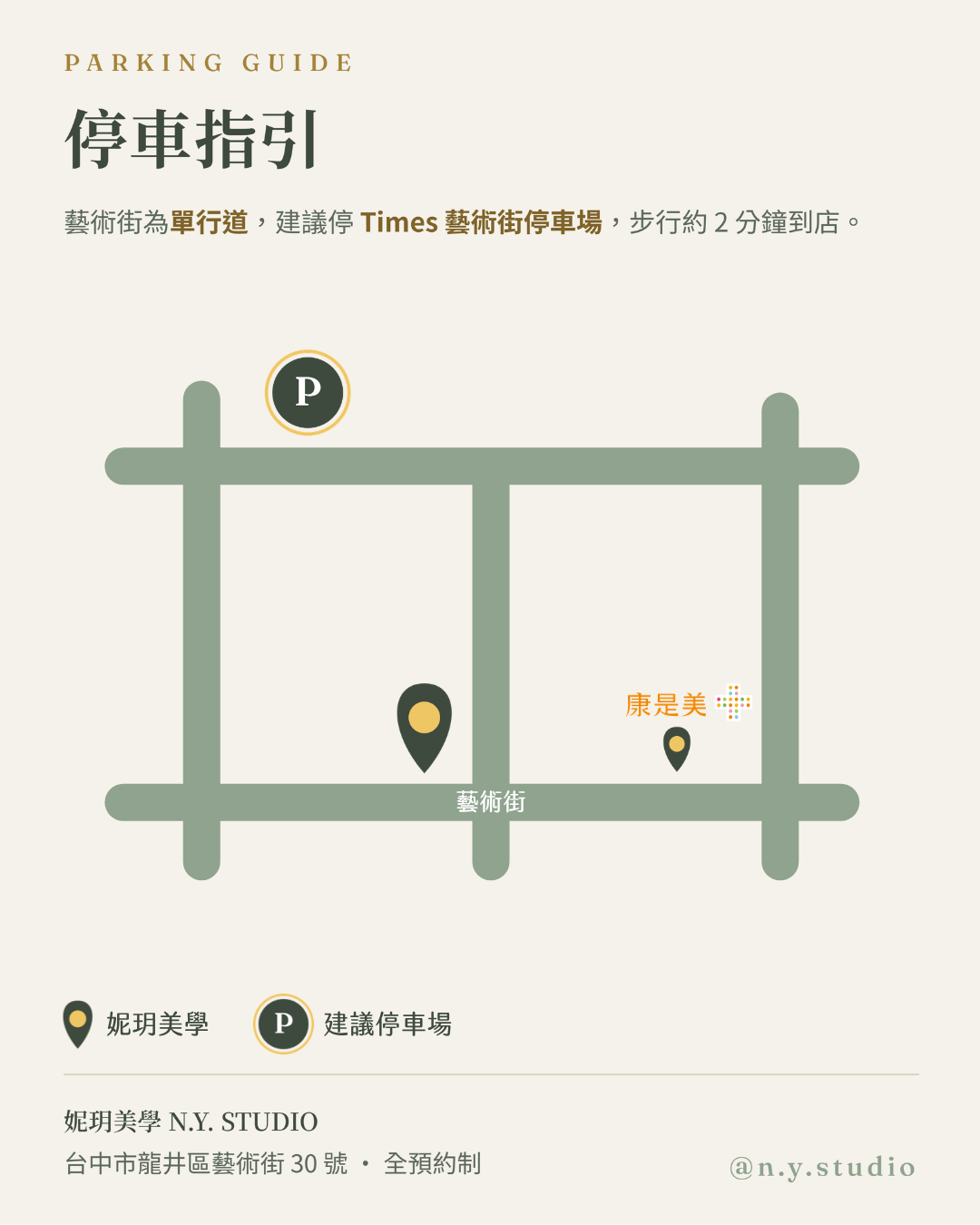 開車來的話要停哪裡?